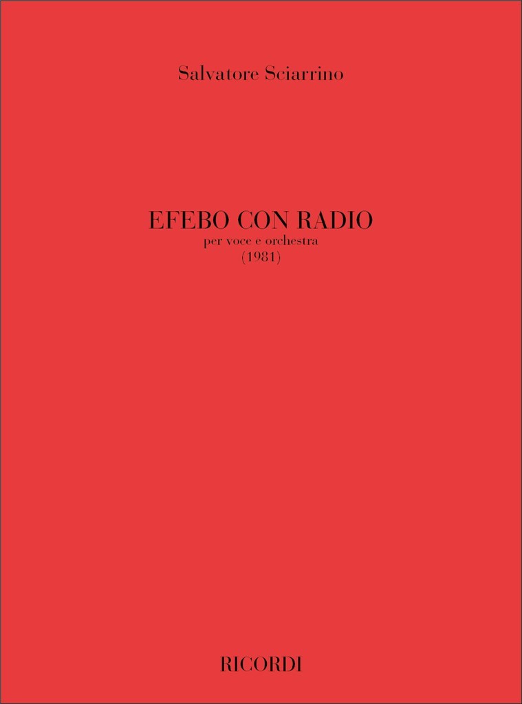 Efebo Con Radio